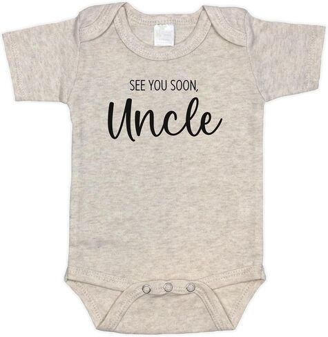 See You Soon Uncle - Surprise Pregnancy Announcement Uncle, Auntie, Friends, Family (Natural) in Saudi Arabia