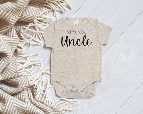 See You Soon Uncle - Surprise Pregnancy Announcement Uncle, Auntie, Friends, Family (Natural) in Saudi Arabia