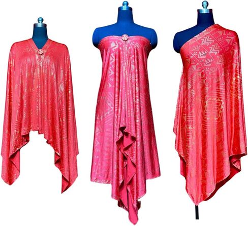 التصميم الأصلي Retro 20's Fashion Milk Silk Plick Image Hot Gold Gold Assuit Phoil Print Ladies Party Beach Sun Sun Dickf Shaw Making Cloth (黑银色) in Kuwait