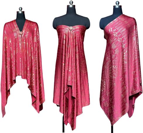 التصميم الأصلي Retro 20's Fashion Milk Silk Plick Image Hot Gold Gold Assuit Phoil Print Ladies Party Beach Sun Sun Dickf Shaw Making Cloth (黑银色) in Kuwait