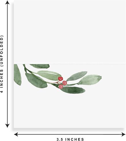 مجموعات Bliss Collections Greenery Watercolor Place Cards لحضور حفل زفاف أو حفلة ، وبطاقات مكان للجلوس للطاولات ، وسجلت لسهولة الطي ، و 50 حزمة ، و 2 × 3.5 بوصة in Saudi Arabia