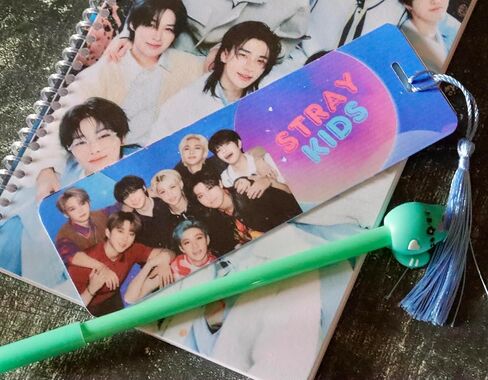 Kpop Stray Lined Notebook Spiral Bound 6x9, K-Pop Gifts For Teens, Cute School Supplies Aesthetic Writing Journal A5 Stationery Set For Women With Matching Bookmark & Pen (Stay) in Saudi Arabia