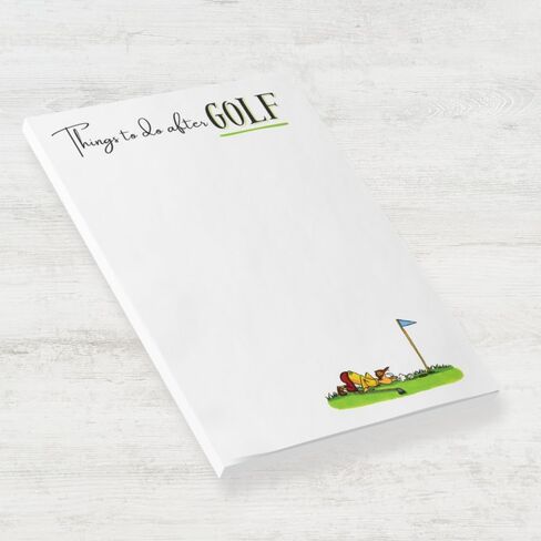 Simple Personalized. "Things to do after Golf" Post-it® Notes. To Do List. Golf Notepad, Golf Gifts, Golf Party Favors. Father's Day. Mother's Day in Saudi Arabia
