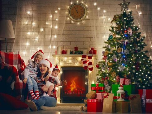 Decute 164FT 500LED Christmas Fairy String Lights Dimmable with Remote Control Copper Wire Starry Lights with UL Cerficated Decorative for Party Wedding Bedroom Christmas Tree Warm White in Kuwait