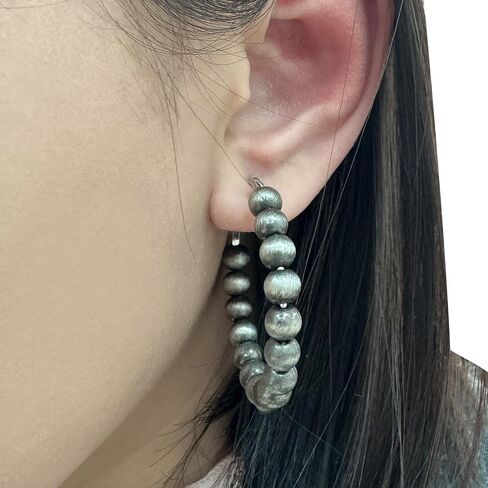 Navajo Pearls تتدلى أقراط طوق مكتنزة للنساء Hypoallergenic عتيق البقر المجوهرات المجوهرات in Saudi Arabia