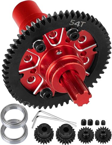 RCArmumbwow RC 54T SPUR GEAR SPIPPER BRODREDS Part for 1/10 Kraton/Outcast 4S4 RTR V2 ، Senton/Vorteks 223S 4x4 RTR V4،1/8 Typhon 223S 4x4 RTR V4 ، alloy 54t slipper w/20t 21t pinions ، navy in Kuwait