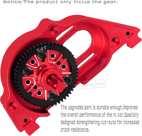 RCArmumbwow RC 54T SPUR GEAR SPIPPER BRODREDS Part for 1/10 Kraton/Outcast 4S4 RTR V2 ، Senton/Vorteks 223S 4x4 RTR V4،1/8 Typhon 223S 4x4 RTR V4 ، alloy 54t slipper w/20t 21t pinions ، navy in Kuwait