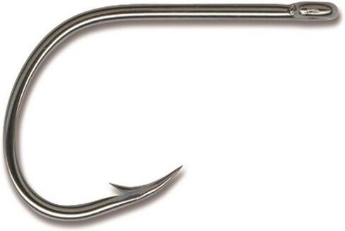 Mustad Mustad Ultra Point 2 X سلك رفيع Kirbed Big Gun Open Eye Siwash Hook 'حزمة من حجم النيكل الأسود in Kuwait