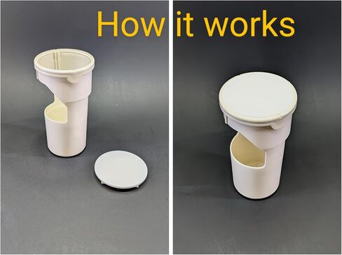 Set of 10 Pod Caps Compatible with Gardyn(the Caps go on top of yPod) (White) in Kuwait