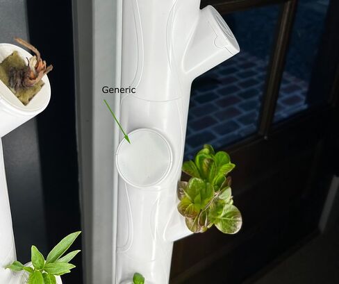 Set of 10 Pod Caps Compatible with Gardyn(the Caps go on top of yPod) (White) in Kuwait