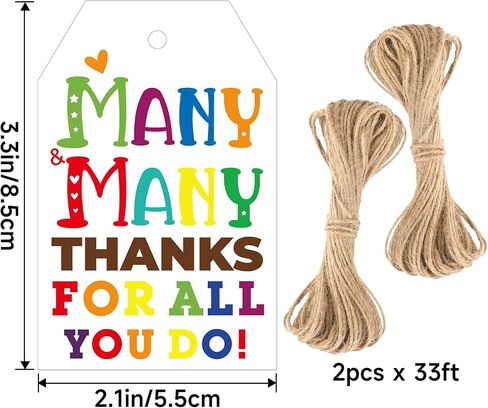Joycraft 100pcs Gold Foil Tags with String ، علامات هدية Gold Dot ، 2.1 × 3.5 بوصة علامات ورق Kraft البيضاء ، علامات التفاف الهدية المخصصة لحفل حفل الزفاف. in Kuwait