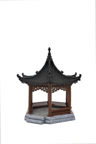 KARESANSUI Mini Chinese Pagoda for Aquarium - Terrarium Decor, Chinese Architecture Diorama, Fairy Garden Accessories, Paludarium Decor, Zen Garden Kit, Miniature Pagoda, Shelf Decor in Saudi Arabia