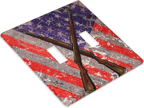 Tan Eucalyptus Light Switch Cover Decorative Double Toggle Wall Plate Watercolor Brown Leaves Plant With Floral Outlet Cover For Bedroom Living Room in Kuwait