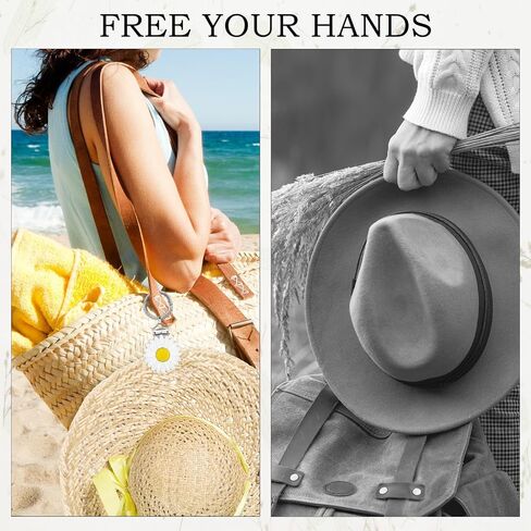 2Pcs Hat Clip for Travel on Bag, Hat Holder for Travel on Bag - Hands Free Hat Clip for Purse Luggage, Outdoor Travel Accessory, Keeps Hats from Falling in Saudi Arabia