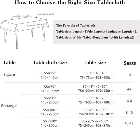 Table Cloth Rectangle Table Heavy Duty Cotton Linen Texture Tablecloth Farmhouse Waterproof Wrinkle Free Table Cover with Ivory Tassel for Kitchen Dining Holiday Party, Ivory, 55" x 75" in Kuwait