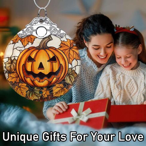 Black Cat Christmas Ornament - Crystal Glass Hanging Decoration, Suncatcher, Tree Ornament - Cat Gift Ideas in Saudi Arabia