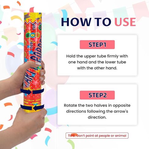 Money Confetti Cannon 12pack Confetti Poppers Biodegradable 100 دولار من الفاتورة Confetti 12inch Confetti Party Poppers للاحتفال بالاحتفال بالاحتفال بالأنشطة التخرج التخرج. in Kuwait
