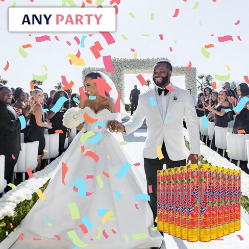 Money Confetti Cannon 12pack Confetti Poppers Biodegradable 100 دولار من الفاتورة Confetti 12inch Confetti Party Poppers للاحتفال بالاحتفال بالاحتفال بالأنشطة التخرج التخرج. in Kuwait