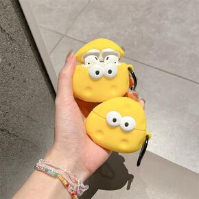 Adorable Cover for AirPods 4 2024 Anime Cartoon Kawaii Protective Anti-Fall Case Cute for AirPods 4 (Monster, AirPods 4)