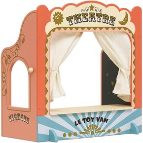 Le Toy Van – Wooden Tabletop Puppet Theatre | Imaginative Play Theatre - Suitable for Ages 3+ Years