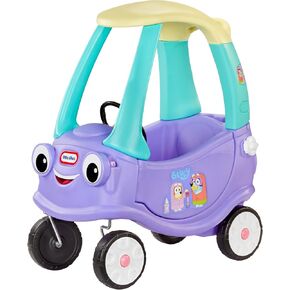 Little Tikes Bluey Grannies Car Care مع ملحقتين ، ركوب من الأزرق إلى الأرض ، للبنين والبنات الذين تتراوح أعمارهم بين 1.5 و 5 سنوات