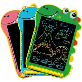 لوحة Doodlesaurus: شاشة LCD ملونة 8.5 بوصة للكتابة اللوحي للأطفال ، مثالية للرسم ، الرسوم المتحركة ، والتعلم أثناء التنقل (الأخضر)