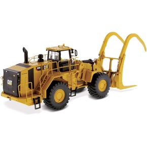 Diecast Masters 1:50 Scale Caterpillar 988K Wheel Loader with Log Grapple | High Line Series Cat Trucks & Construction Equipment Model 85917