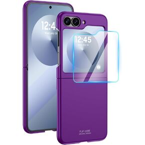 for Samsung Galaxy Z Flip 6 Case with Magnetic Power and Kickstand and Screen Protection, Flip z 6 Slim HD Case Ultra-Thin Anti-Scratch Shockproof Case, Support Wireless Charging, Mint Green