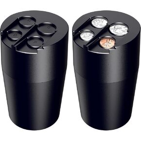 Coin Holder for Car Large Capacity Change Holder for Car Universal Car Coin Holder Organizer and Sorter Compatible with Most Car and Truck Accessories (CNH1, 1PACK)