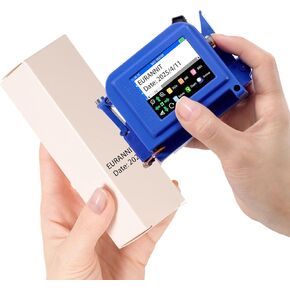 Handheld Inkjet Printer E11, 0.5 inch Mini Handheld Printer with ER520 Quick-Dry Ink Cartridge, Portable Inkjet Printers for Text Date QR Barcode Batch Number Logo