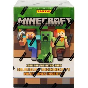 Panini Minecraft Blaster Box – Official Trading Cards, 36 Cards per Box, Foil Parallels, Rare Inserts, Retail Exclusive