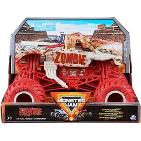 Monster Jam ، شاحنة Monster Zombie الرسمية ، Collector Die-Cast ، مقياس 1:24 ، ألعاب الأطفال للبنين والبنات الذين تتراوح أعمارهم بين 3 وما فوق