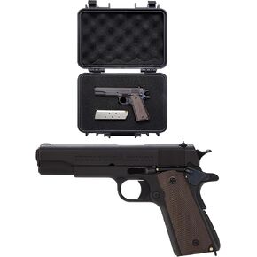 MASSIMO PRECISION Miniature M1911 Model Kit 1:2.05 Scale - Metal Build Model Set for Desktop Display - Gift for Model Enthusiasts & Collectors - No Shooting Function (Black)
