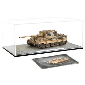 1/72 Scale Military Tank Model Finished Alloy Metal Die cast with Plastic Tank Model World War 2 Army Vehicl Tank Mini 1945 Tiger Model Gift Collection Ideal for Adult Men (Berlin 1945)