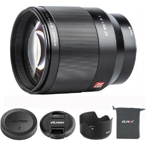 VILTROX 85mm f/1.8 F1.8 STM Full Frame Portrait Lens for Nikon Z Mount Cameras,Autofocus Large Aperture Lens Compatible with Nikon Z-Mount Z9 Z50 Z7 ii Z6 ii Z7 Z6 Z6 II Z5
