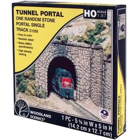 Woodland Scenics Random Stone HO Tunnel Portal