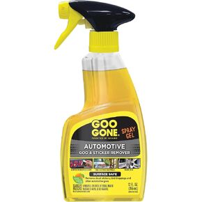 Goo Gone Automotive Adhesive, Goo & Grime Remover for Bumper Stickers, Decals, Tree Sap, Brake Dust, Bird Droppings - 24 oz + MicroFiber Buffing Towel in Saudi Arabia