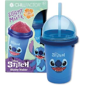 Disney Stitch Slushy Maker Cup - Chill Factor Original Slushie Maker Cup Makes Frozen Slushies, Smoothies, Milkshakes and More