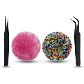 Picky Pad Fidget Reusable, A Pimple Popping Toy with Tweezers Relief from Trichotillomania, ADHD and OCD, CE CPC Certification, Food Grade Silicone (Challenge Edition -2PCS/2.36IN)