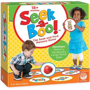 Mindware Seek-a-Boo Seek والعثور على لعبة الذاكرة وبطاقات فلاش طفل مطابقة للعبة