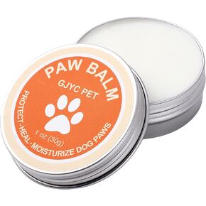 2 oz (60g) Natural Dog Paw Balm - Organic Lickable Moisturizing Cream for Paws, Snout & Elbows | Heals Dry, Cracked Skin | Vitamin E & Food-Grade Ingredients