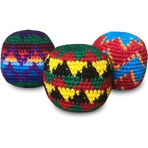 DIRTBAG Hacky Sack Footbag Crochet 3 Pack