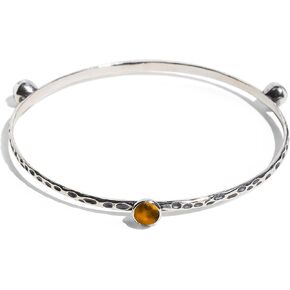 Bottled Up Designs Handmade Bangle Stacking Bracelet, Recycled Vintage Glass, Sterling Silver, Eco Friendly, Made in USA, Birthday Gifts, Mothers Day, Women (Mason Jar Aqua) in Kuwait