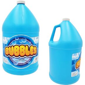 The Dreidel Company Concentrated Bubble Solution Refill for Bubbles Toys, One Gallon, Non-Toxic, Large Concentrated Liquid for Bubble Machine, Bubble Guns, Wands, Bubble Lawn Mower - 128oz