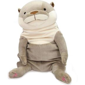 Shinada Global Ultra Soft Mochi Otter Plush – 11.8'' Adorable Stuffed Animal Pillow, Cute & Fluffy Otter Plush Toy for Kids & Adults, Birthday Gift & Bedroom Decor