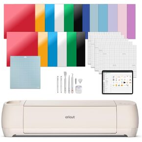 Cricut Explore 4 - Smart Cutting Machine (Seashell) | Digital Content Bundle - Includes Images in Design Space App