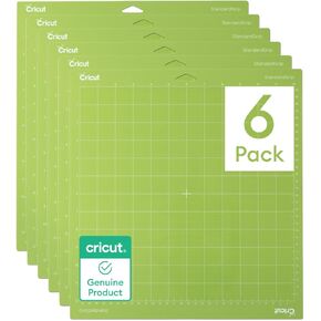 Cricut StandardGrip Mat Pack (6 عدد ، 12 بوصة × 12 بوصة) - لاستكشاف آلات الصانع