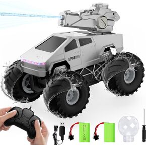 لعبة Cybertruck Toy-1/16 جهاز التحكم عن بُعد Truck Cyber ​​Truck ، 4WD برمائيات جميع التضاريس على الطرق الوعرة ، سيارات 2.4 جيجا هرتز ، سيارات RC للأولاد العمر 6 7 8 9 10-12+
