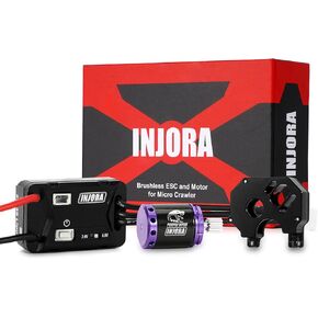 inventa MBL32 G2 مقاوم للماء ESC & 1721 Purple Viper Outrunner محرك 1/24 ترقية SCX24 المحورية