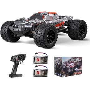 Vevor Remote Control Car ، 1:14 Race RC for Kids ، All Terrain 4WD Off -Road Monster Truck with 45 Wheelie & 2 Batteries ، 38 KM/H HOPBY HOPBY RACIT